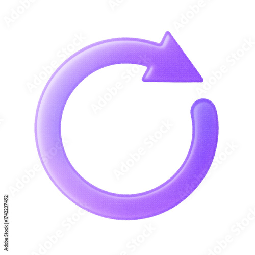 Isolated Transparent Png Of Purple Refresh