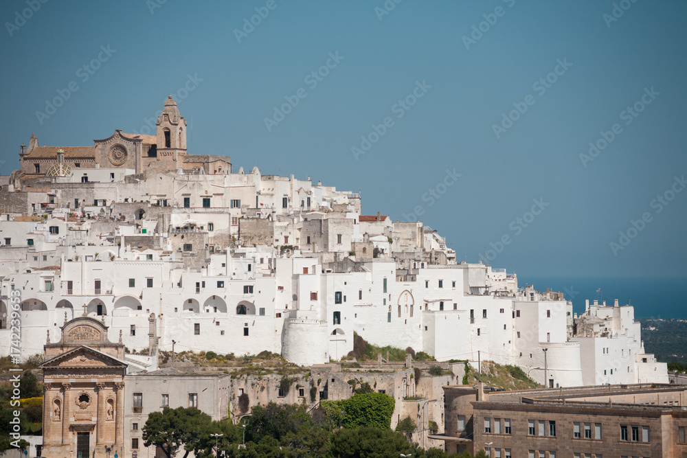 Fototapeta premium Ostuni cityscape, Apulia, Italy