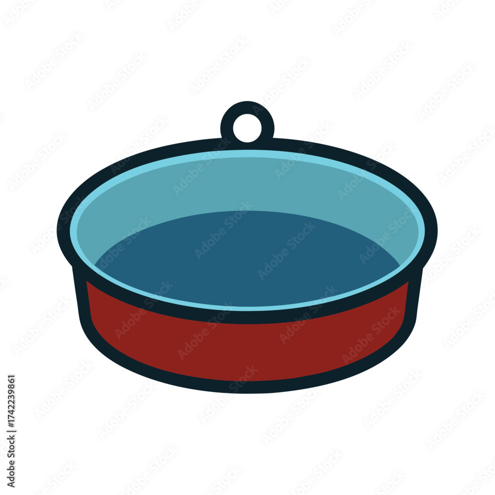 custom made wallpaper toronto digitalillustration of a cake pan
