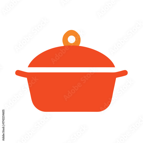 Wallpaper Mural roasting pan isolated on white background Torontodigital.ca
