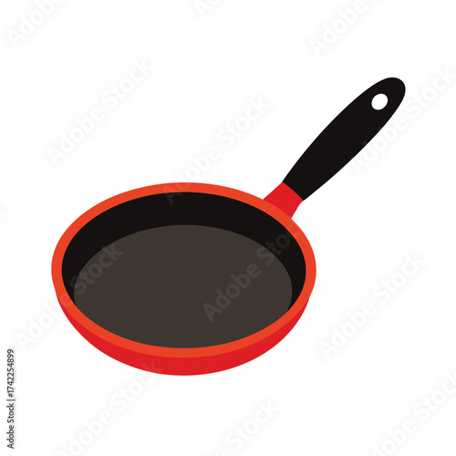 roasting pan isolated on white