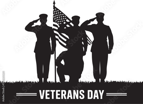 Veterans salute flag honoring service and sacrifice