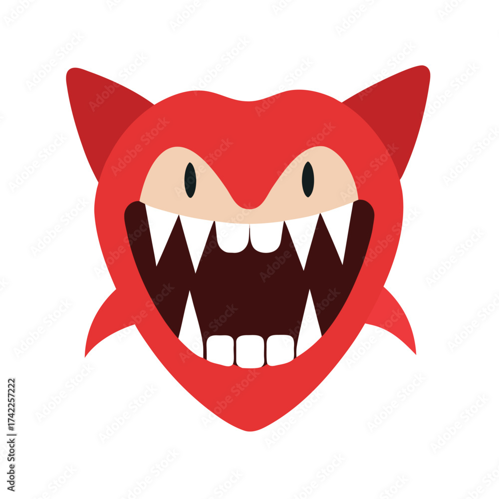 custom made wallpaper toronto digitalvector illustration of a cartoon red cat