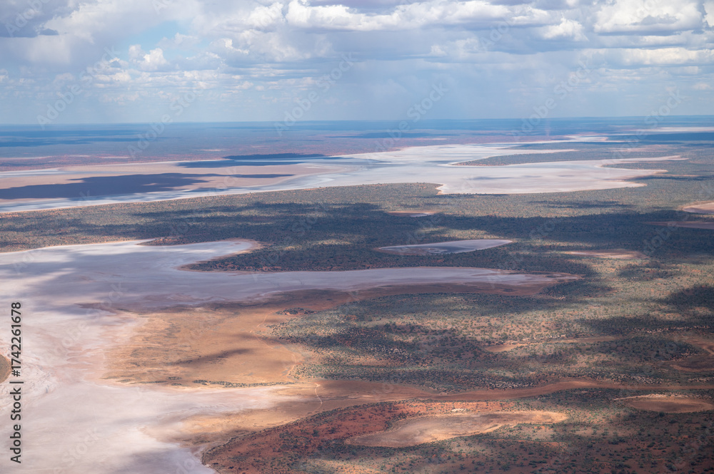 Fototapeta premium driy lake 