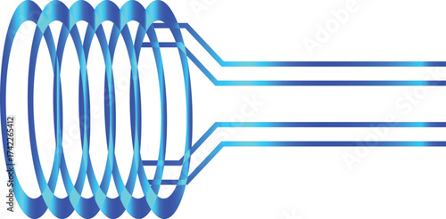 abstract blue background  technology