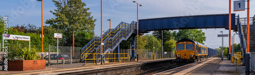 goods freight train ewest midlands  england uk
