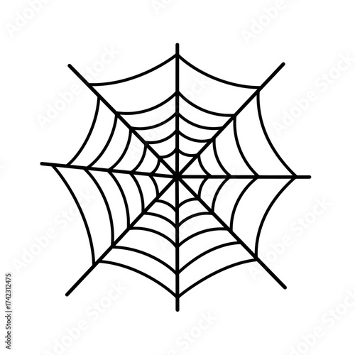 spider web with intricate pattern for Halloween or decoration