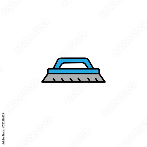 floor scraper with handle for cleaning and maintenance