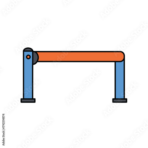 exercise pull-up bar with foam grips for strength training