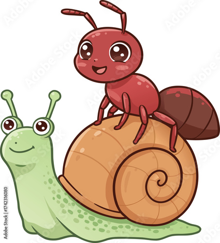 Ant and Snail Ride