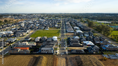Fotografie Austral suburb residential development in Sydney's southwest