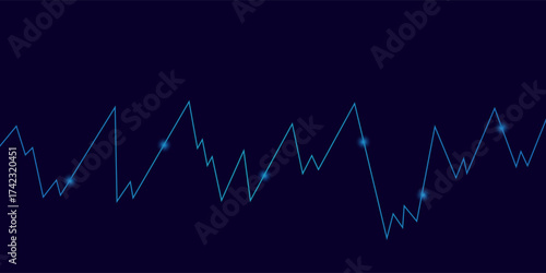 Stock market graphs background vector