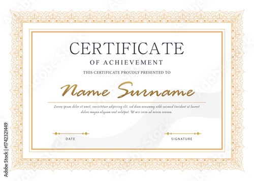 certificate of completion template