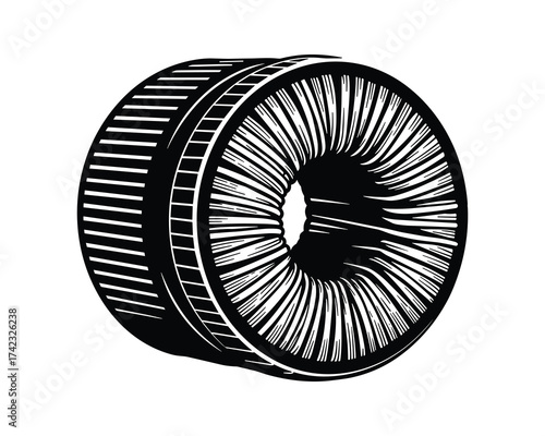 camera lens filter illustration