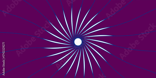 Light shines brightly background among the purple colors.