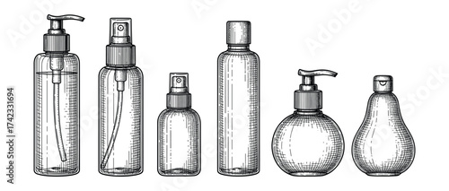Cosmetic Bottles Collection