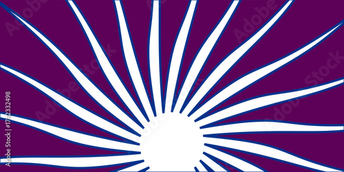 Light shines brightly background among the purple colors.