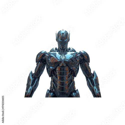 3d render of a robot