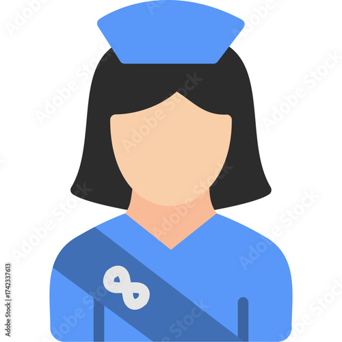 Air Hostess Icon