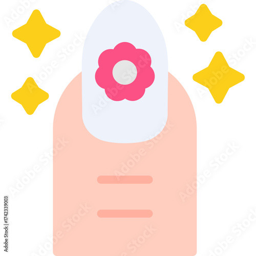 Nail stickers Icon