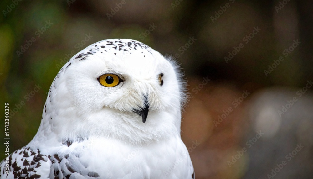 Obraz premium Absolutely! Here's a detailed prompt for generating a **beautiful image of a snowy owl**:---**Prompt:***