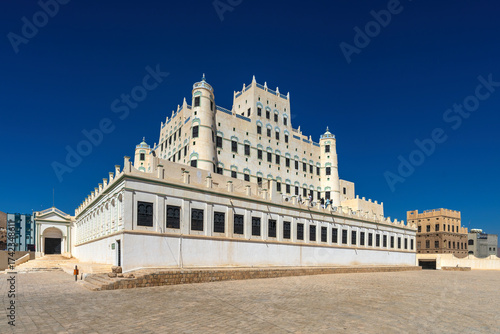 Sultan Al Kathiri Palace, Seiyun in Yemen, one of the world’s largest mud-brick structures