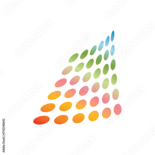 A colorful set of medical pills and capsules in red, blue, yellow, green, pink, and purple on a white background for health and vitamin design and illustration