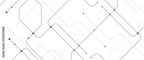Vector digital tech line pattern design with crossed lines and dots.