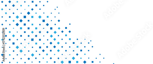 Vector modern abstract technology style geometric squares pattern