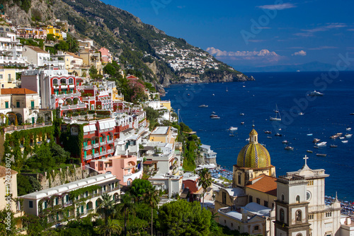 Positano on the Amalfi Coast, Campania, Italy