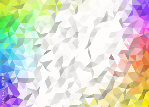 abstract colorful low poly background, abstract geometric background, abstract triangle background