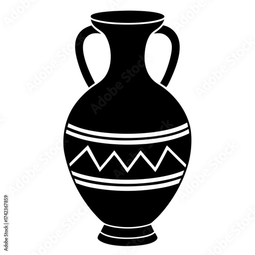 vase isolated on white background
