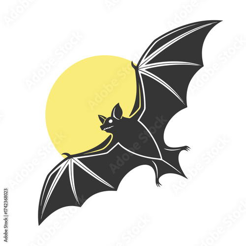 vector-silhouette-of-flying-bat