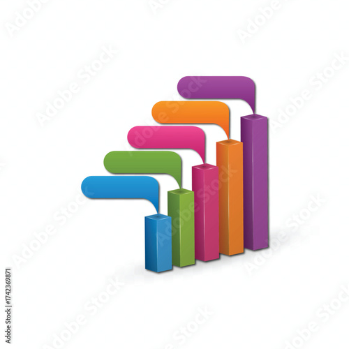 Colorful Infographic Vector Elements Collection