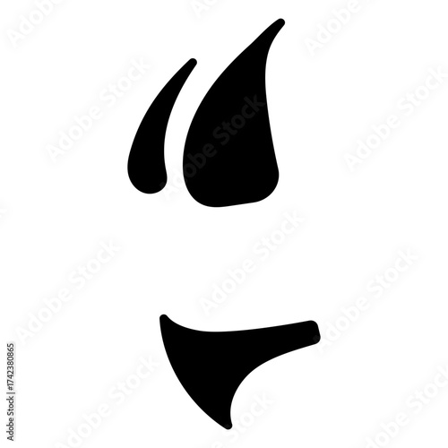 swimsuit icon isolated on white background, vector illustration.