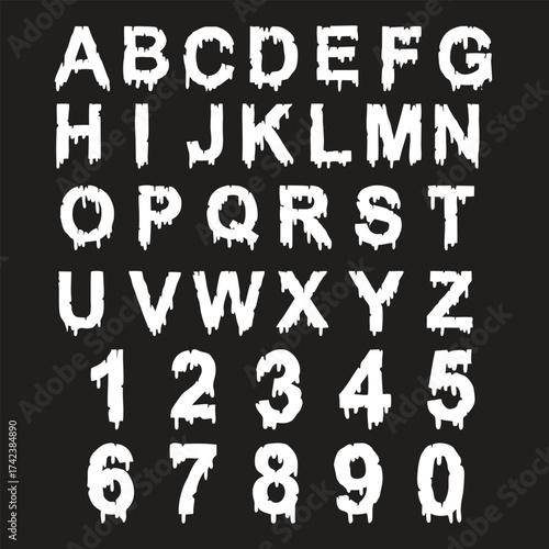 wildstyle alphabet vector
