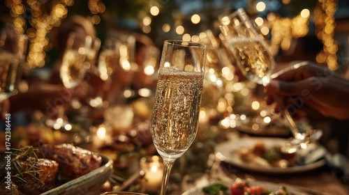Champagne Toast Celebration | Party Cheers & Festive Drinks