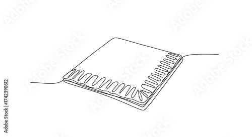 Electric heating pad for relief and comfort in minimal style  