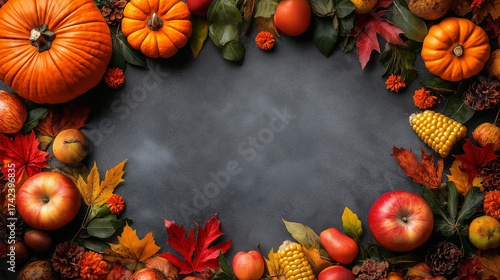 The symbol of THANK GIVING concepts isolate on white backgrounds. Copy space for text. Generative AI Illustrations.