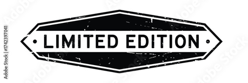 Vintage limited edition stamp graphic design