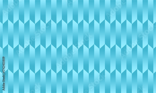 Cool blue geometric background with diamond-shaped pattern creating depth and motion for sporty looks.