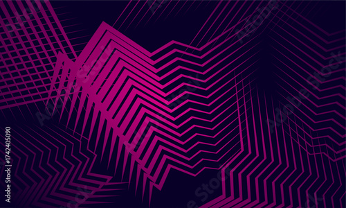 Purple grunge background with glitch and line effects for dark energetic style.