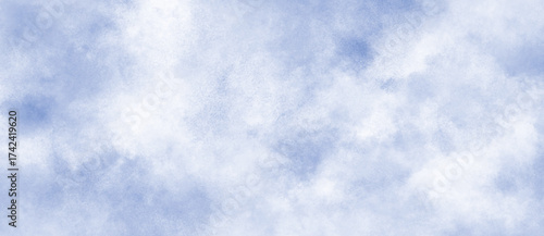 Abstract Sky blue, cloud background, white texture of cloudy .Creative design with grunge aquarelle paper textured canvas for vintage design,	
