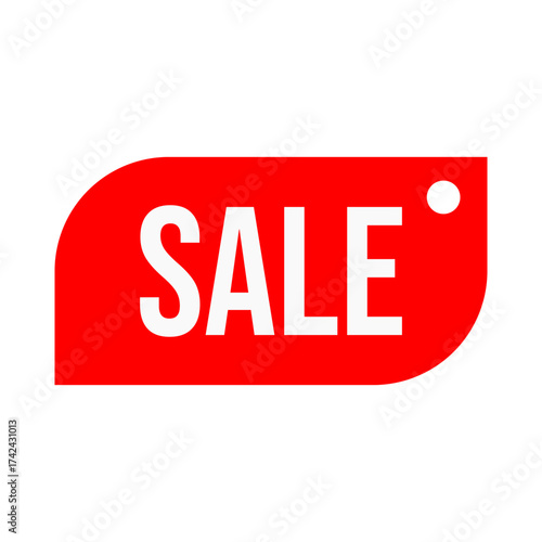 red sale label icon
