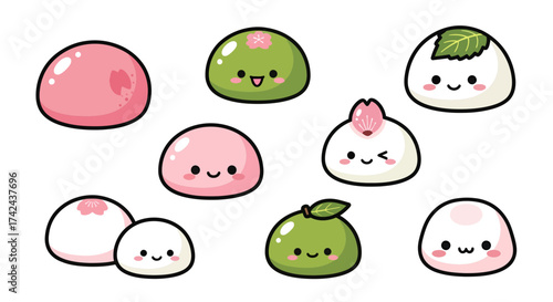 Kawaii Mochi Treats: A Delightful Collection of Adorable Japanese Rice Cakes Sweets
