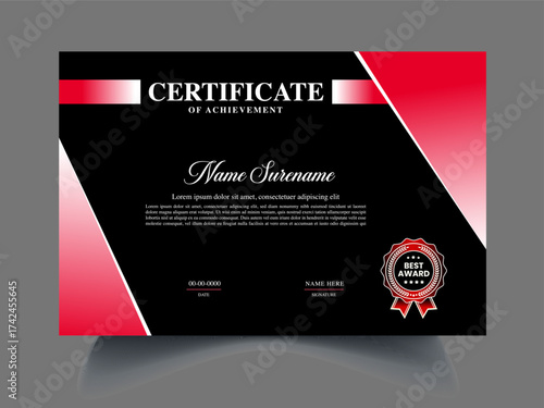 professional Certificate Text Samples design
