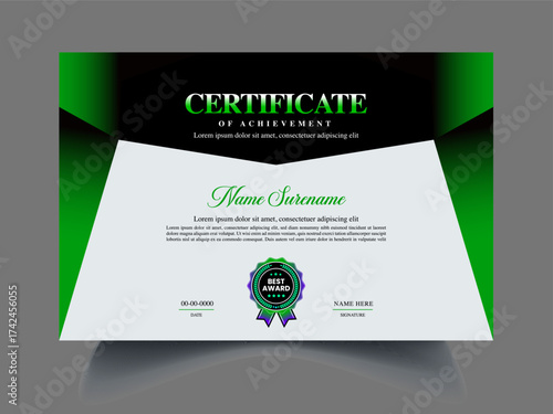 professional Certificate Text Samples design