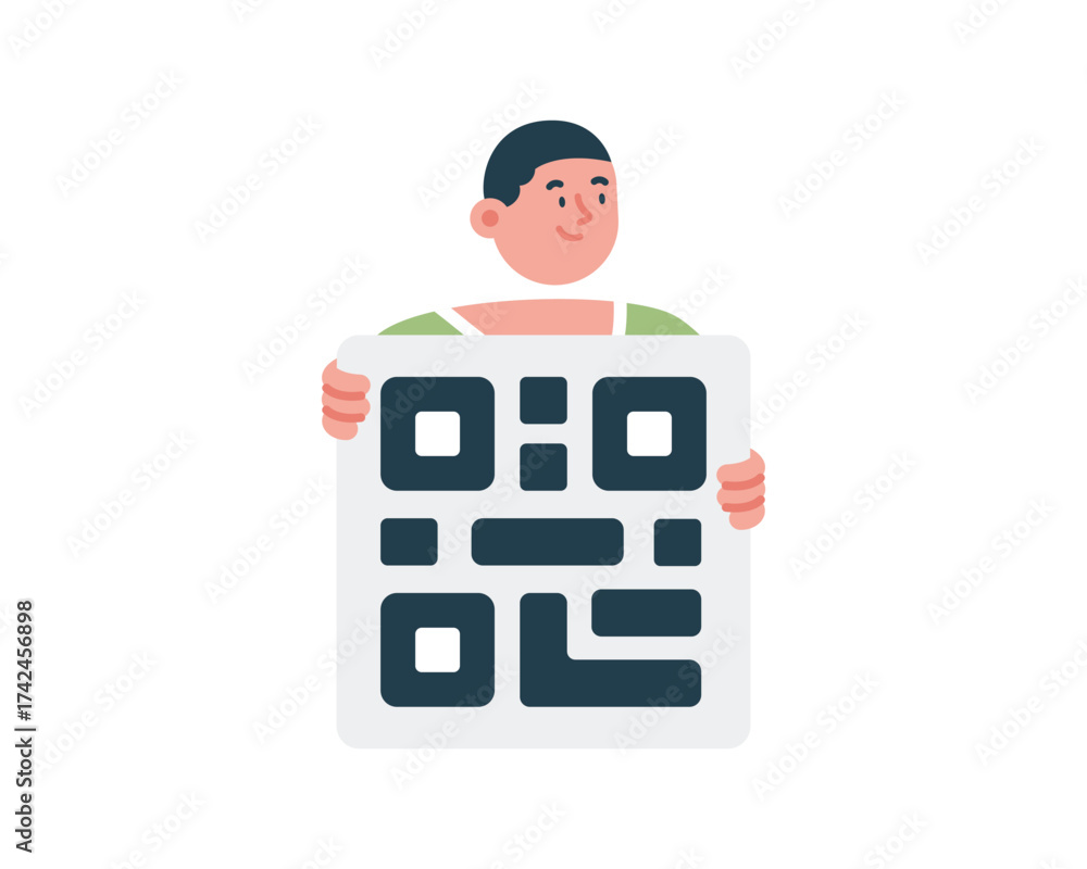 Obraz premium QR Code Authentication, Secure Login and Digital Identity Verification