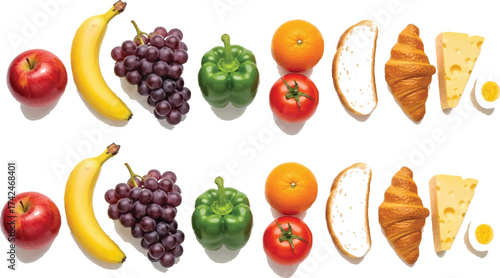 this food lineup is such a delightful shift in tone—playful, colorful, and full of life