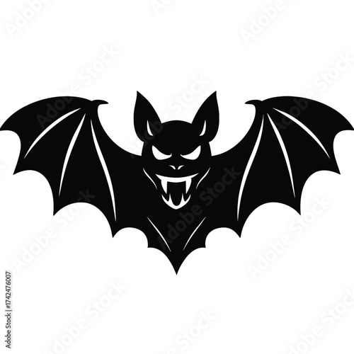 halloween bat vector